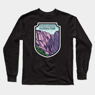 Black Canyon of the Gunnison National Park Emblem Long Sleeve T-Shirt